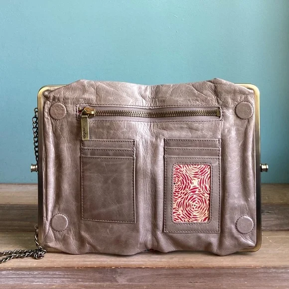 Hobo International Leather Leanne Kisslock Crossbody Bag - Picture 5 of 8